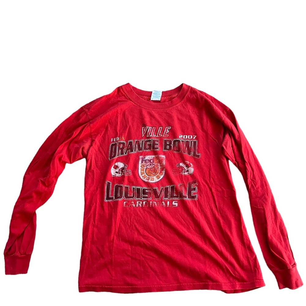 Louisville football graphic long sleeve